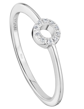 Anillo Tous Grain 18 k de oro blanco diamante pavé