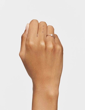 Anillo de oso Tous Grain 18 k de oro blanco diamante pavé