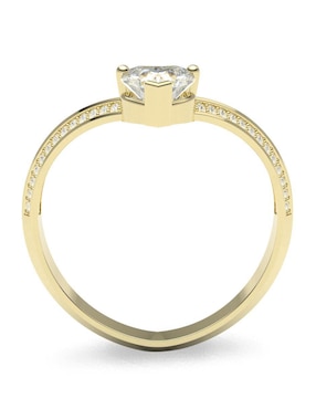 Anillo de compromiso de oro 14 k Amelie Joyas