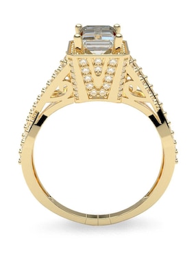 Anillo de compromiso de oro 14 k Amelie Joyas