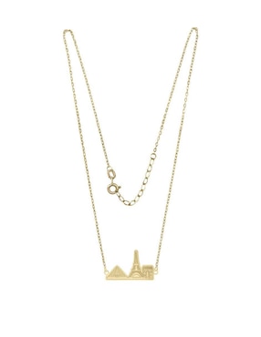 Colgante Y Dije Fianelli paisaje francia de oro amarillo 14 K