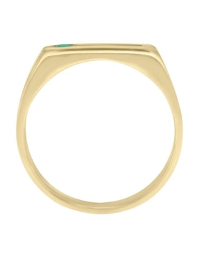 Anillo Fascinare Ithan 14 k de oro esmeralda brillante