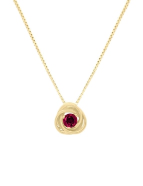 Colgante Y Dije circular Fascinare mariza de oro amarillo 14 K