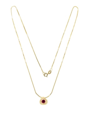 Colgante Y Dije circular Fascinare mariza de oro amarillo 14 K