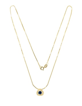 Colgante Y Dije circular Fascinare mariza de oro amarillo 14 K