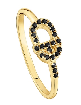 Anillo ovalado Tous Manifiesto 18 k de oro amarillo espinela brillante
