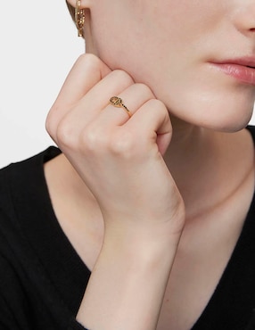 Anillo ovalado Tous Manifiesto 18 k de oro amarillo espinela brillante