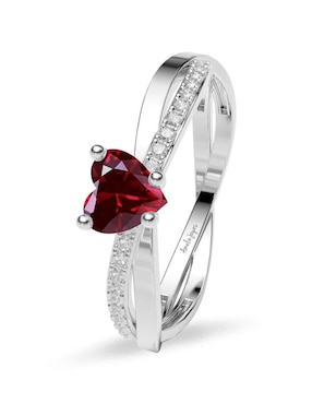 Anillo de compromiso de oro 14 k Amelie Joyas