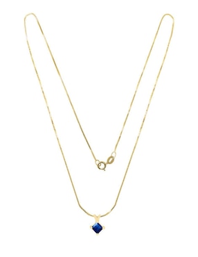Colgante Y Dije de rombo Fascinare aiden de oro amarillo 14 K