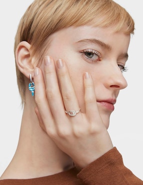 Anillo Tous Manifesto P 925 de plata brillante