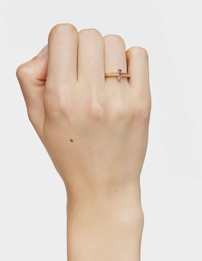 Anillo Tous Basic Colors de plata P 925 rodolita con acabado baño de oro