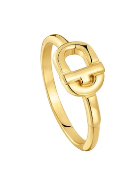 Anillo Tous Manifesto de plata P 925 con acabado baño de oro