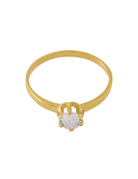 Anillo Con Gema Unlimited By Ob 10 K De Oro Zirconia