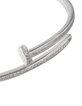 Brazalete Unlimited By Ob de plata P 925 con acabado brillante