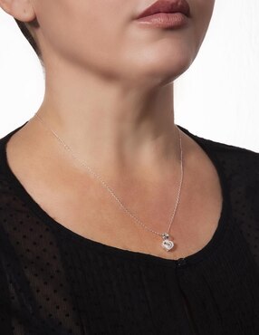 Collar de corazón Unlimited By Ob de plata P 925