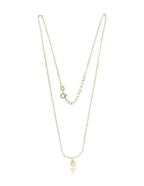 Colgante Y Dije de bailarina Fianelli lia de oro amarillo 14 K