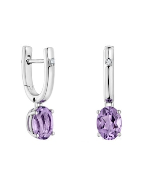 Aretes Cortos TOUS Basic Colors De Plata Brillante P 925 Diamante