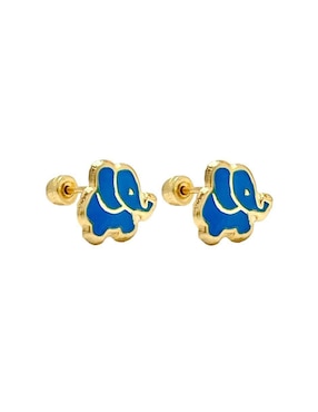 Broqueles de elefante Mancini de oro