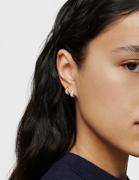 Aretes circulares Tous Basic de plata P 925 con acabado espejo