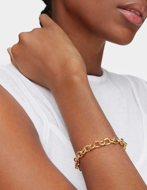 Pulsera Tous de plata P 925 Básicos con acabado pulido