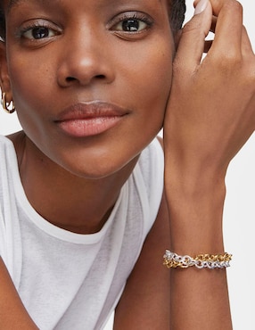 Pulsera Tous de plata P 925 Básicos con acabado pulido