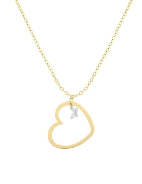 Colgante Y Dije De Corazón Fianelli Giselle De Oro 14 K