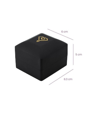Anillo de compromiso de oro 10 k Abba Joyas