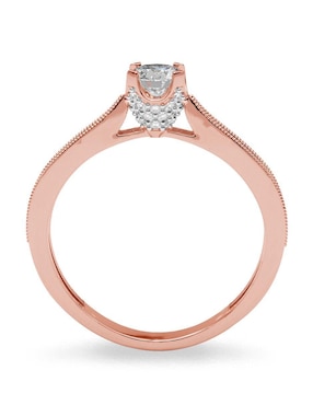 Anillo de compromiso de oro 14 k Amelie Joyas