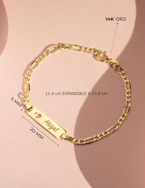Pulsera In Season Jewelry de oro amarillo 14 k