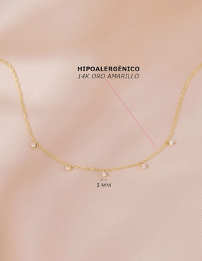 Collar In Season Jewelry de oro amarillo 14 K