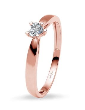 Anillo de compromiso de oro 14 k Amelie Joyas