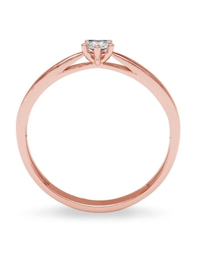 Anillo de compromiso de oro 14 k Amelie Joyas