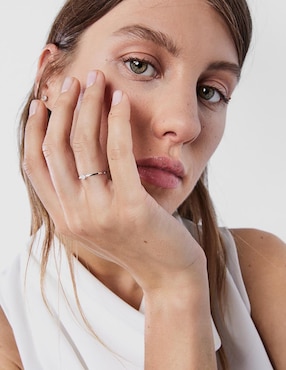 Anillo Tous Diamonds 18 k de oro blanco diamante brillante
