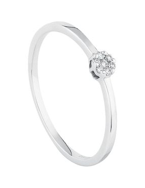 Anillo Tous Diamonds 18 k de oro blanco diamante brillante