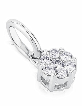 Dije circular Tous les classiques de oro blanco 18 K