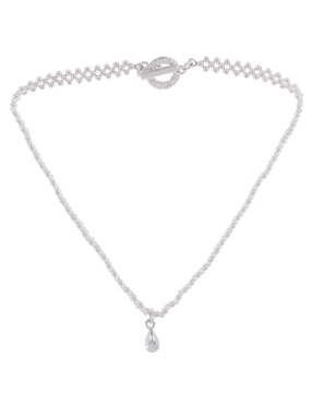 Gargantilla de gota E&N Cherny de plata P 925
