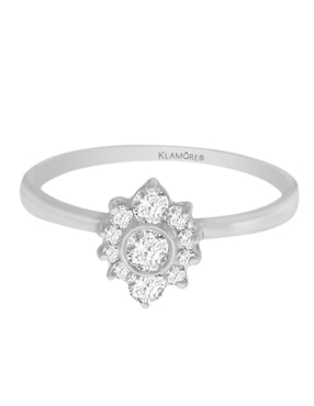 Solitario De Oro 14 K Klamore Diamante