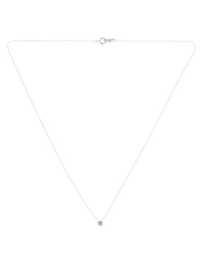 Collar Jayda de oro blanco 14 K