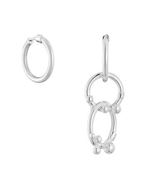 Aretes Largos Tous Hold De Plata Brillante P 925