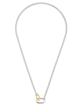 Collar Circular Tous Hold Oval De Plata P 925