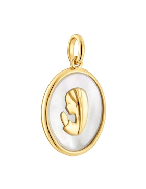 Medalla ovalada Tous devoción de oro amarillo 18 K