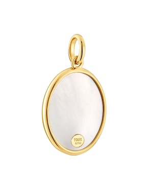 Medalla ovalada Tous devoción de oro amarillo 18 K