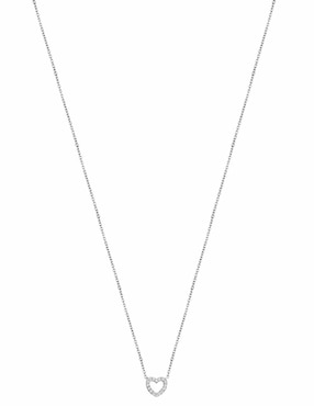 Gargantilla de corazón Tous Les Classiques de oro blanco 18 K