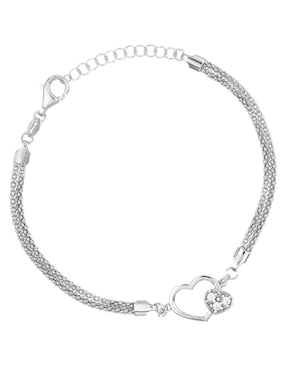 Pulsera Silvex Spa De Plata P 925 Con Acabado Brillante