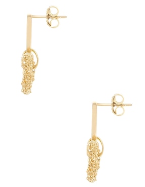 Aretes circulares Silvex Spa de plata P 925 con acabado brillante