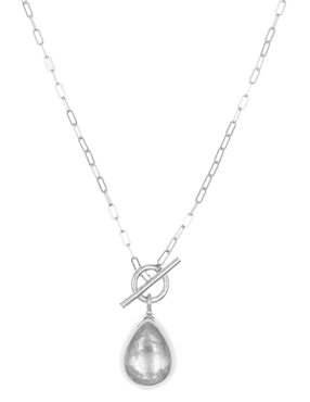 Collar de gota Silvex Spa de plata P 925