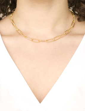 Collar de eslabones Silvex Spa de plata P 925