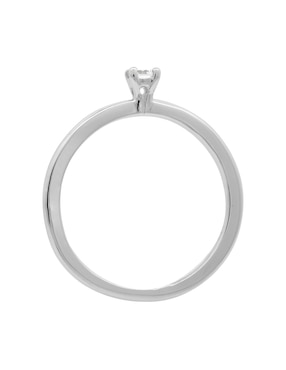 Solitario de oro 14 k Valessa diamante
