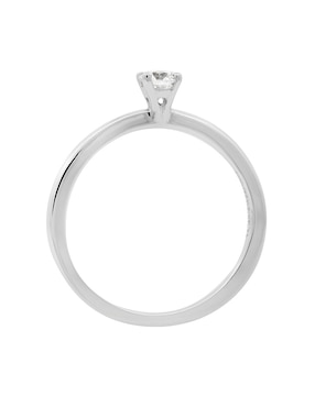 Solitario de oro 14 k Valessa diamante