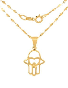 Collar de mano de fátima Casa Del Anillo de oro 10 K